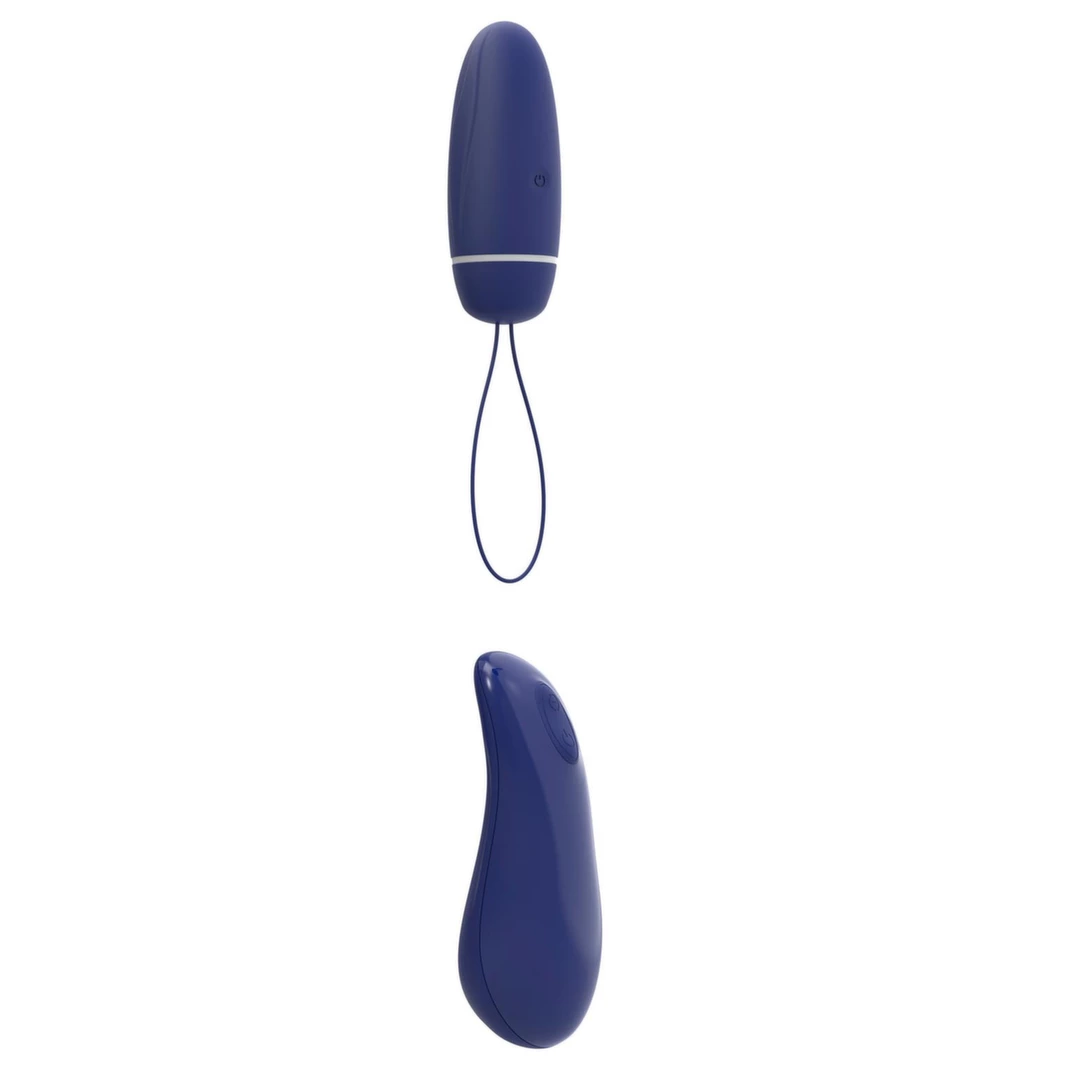 B Swish bnaughty Deluxe Unleashed belaidis vibruojantis kiaušinėlis, Midnight Blue
