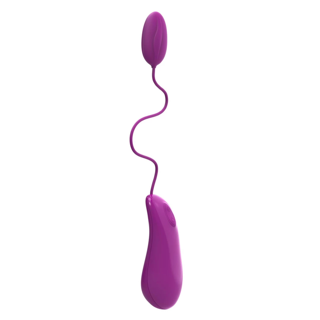 B Swish bnaughty Deluxe vibruojantis kiaušinėlis su laidiniu pulteliu, Raspberry