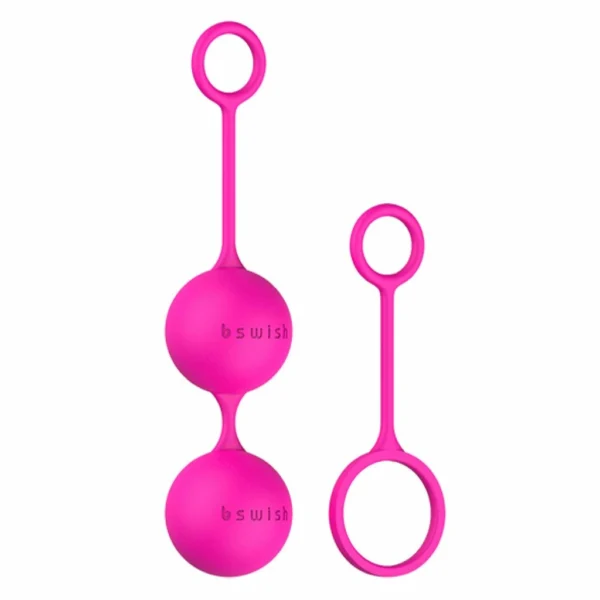 B Swish bfit Basic Magenta Kėgelio kamuoliukai, silikoniniai, su kilpomis