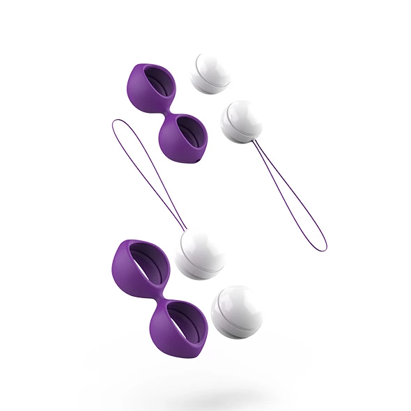 B Swish bfit Classic Kėgelio kamuoliukų rinkinys, 4 svareliai, 28 g ir 38 g, violetinis