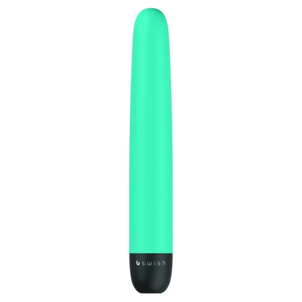 B Swish Bgood Classic Jade vibratorius, 17,8 cm, atsparus vandeniui, mėlynas
