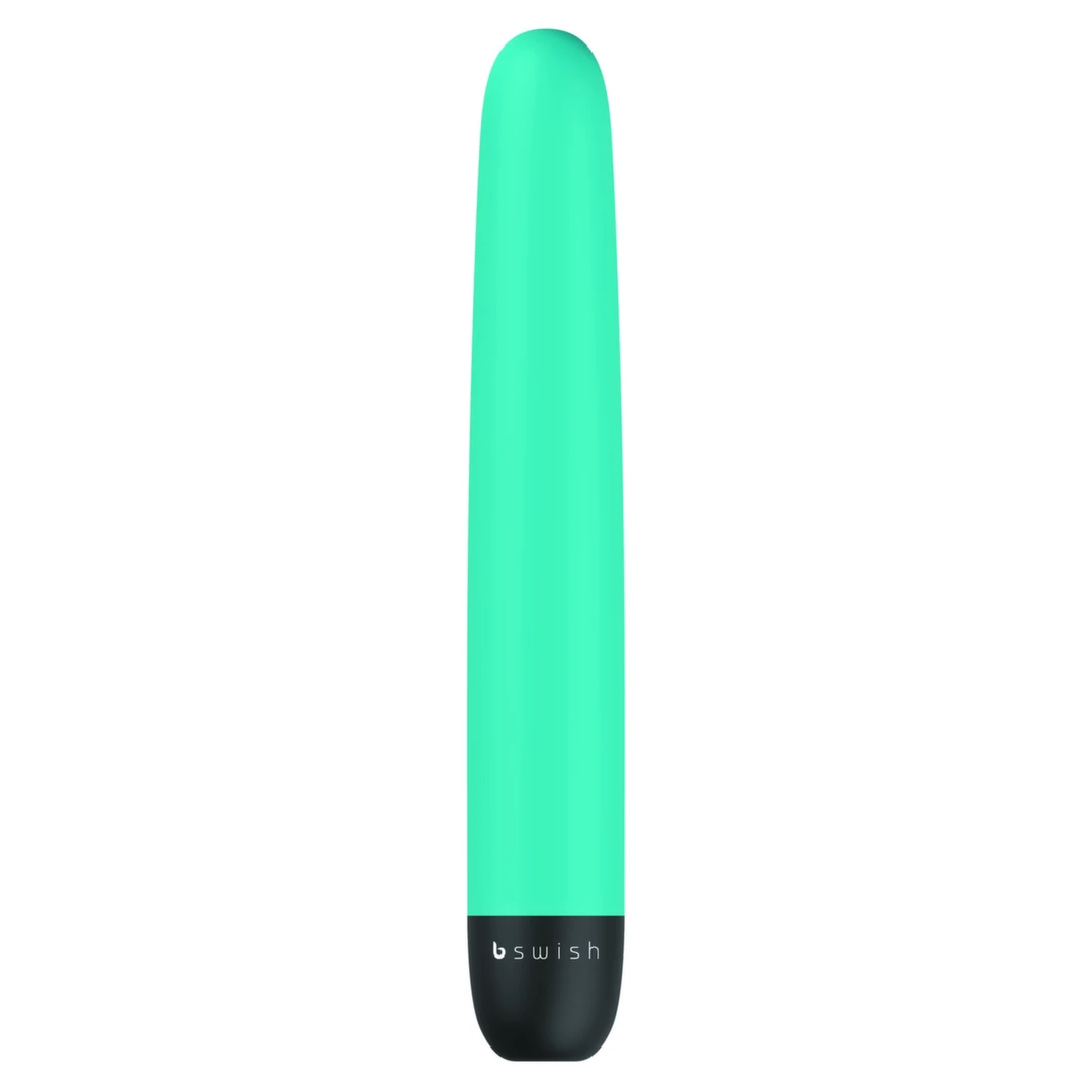 B Swish Bgood Classic Jade vibratorius, 17,8 cm, atsparus vandeniui, mėlynas