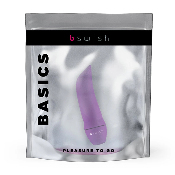 B Swish bmine Basic Curve vibruojanti kulka, 5 režimų, atspari vandeniui, Orchid