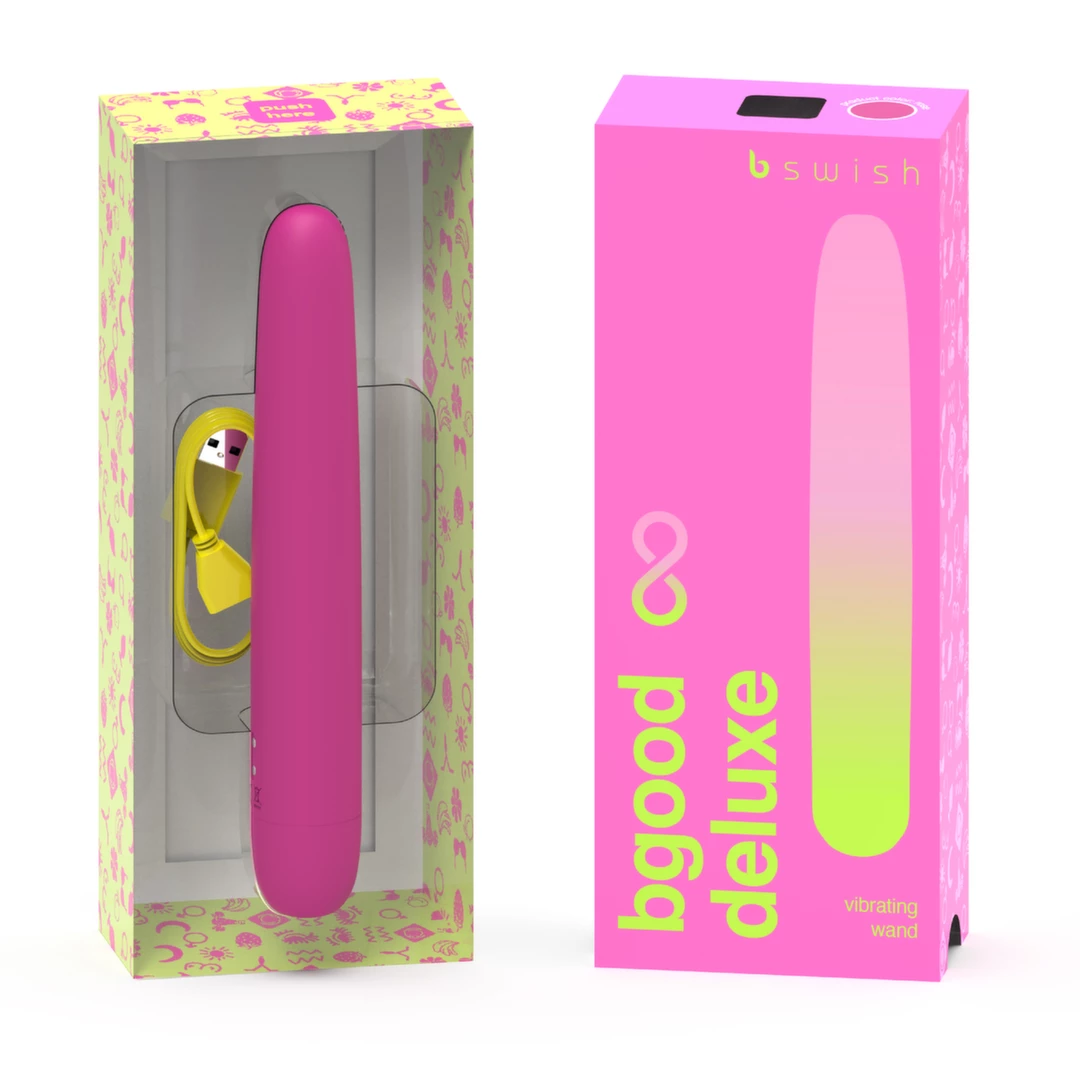B Swish Bgood Infinite Deluxe silikoninis vibratorius, 5 režimai, įkraunamas