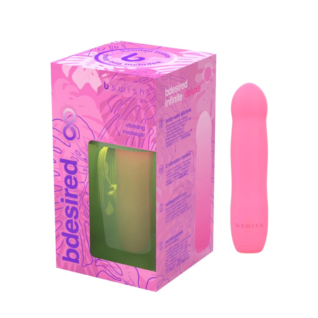 B Swish Bdesired Infinite Deluxe G taško vibratorius, 16 cm