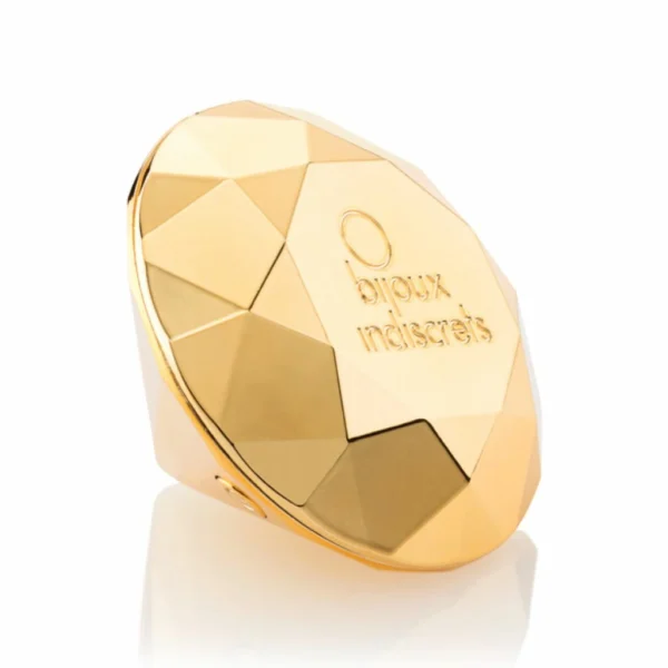 Bijoux Indiscrets Twenty One Diamond vibruojantis masažuoklis, auksinis