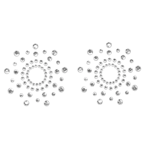 Bijoux Indiscrets Mimi Silver dekoratyviniai krūtų papuošalai, sidabriniai, 2 vnt.