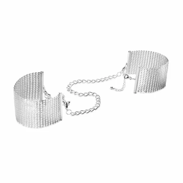 Bijoux Indiscrets Desir Metallique antrankiai, paverčiami apyranke, sidabrinės spalvos