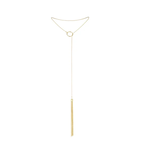 Bijoux Indiscrets Magnifique Tickler auksinės spalvos vėrinys su pakabuku