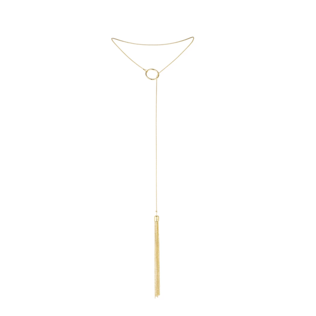 Bijoux Indiscrets Magnifique Tickler auksinės spalvos vėrinys su pakabuku