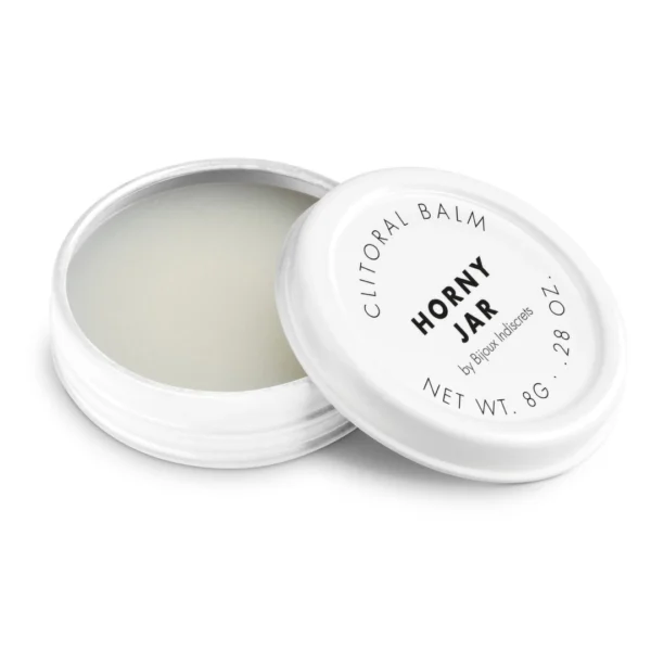 Bijoux Indiscrets Clitherapy Horny Jar šildantis balzamas indelyje, 8 g