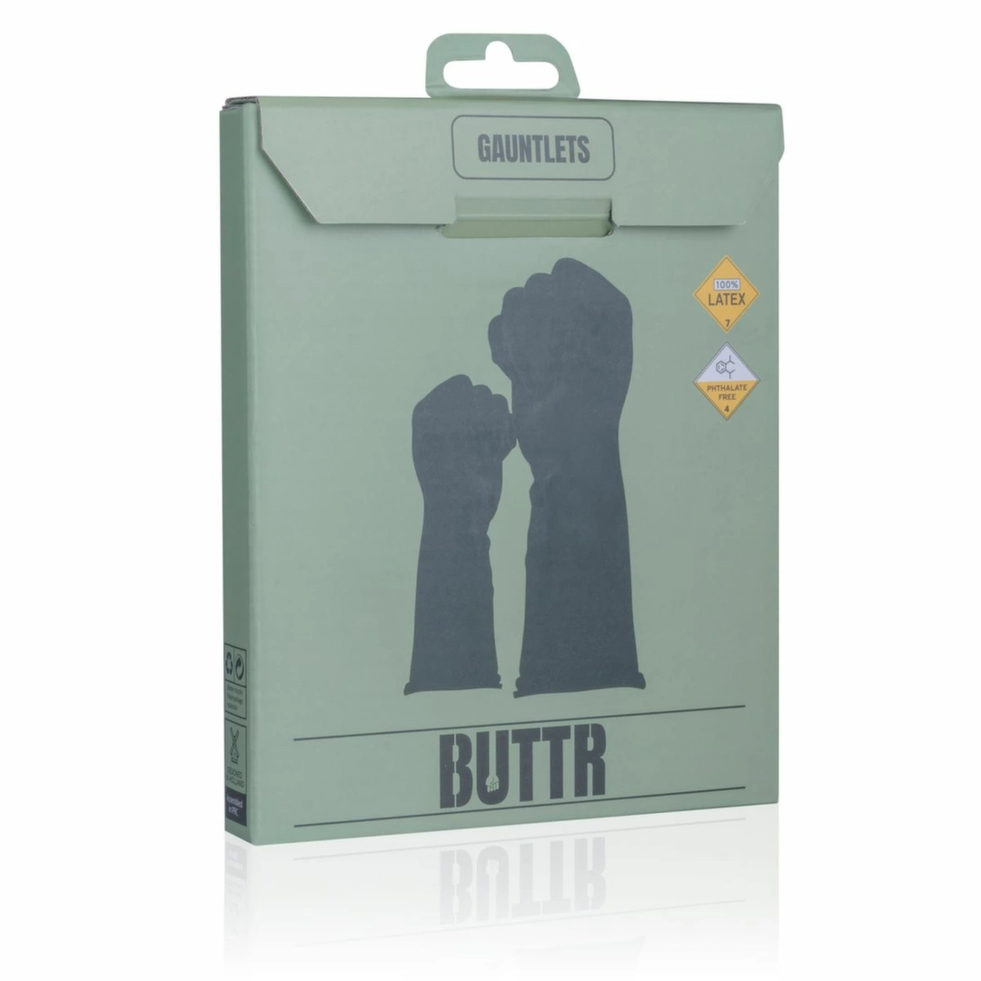 BUTTR Gauntlets latekso pirštinės, juodos