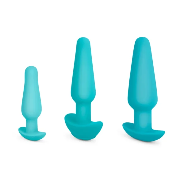 b-Vibe analinių žaislų treniruočių rinkinys, 7 dalių, mėlynas