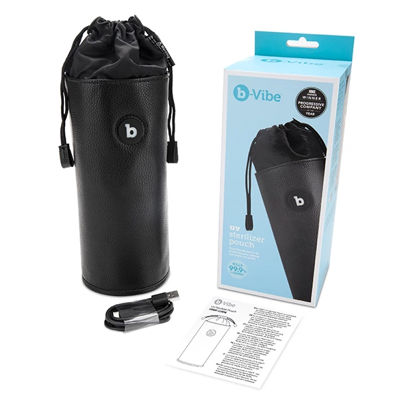 b-Vibe UV sterilizavimo maišelis intymiems žaislams, iki 25,4 cm