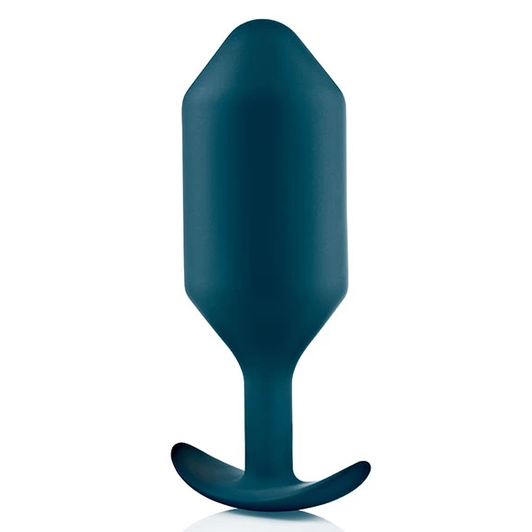 b-Vibe Snug Plug 6 analinis kaištis su svarmeniu, 515 g, Marine