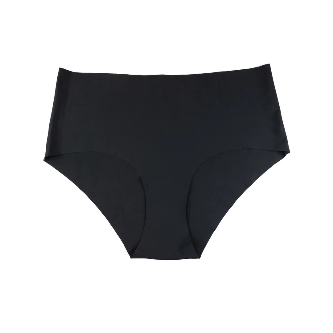 Bye Bra Invisible besiūlės kelnaitės aukštu liemeniu, 2 vnt., kūno spalvos ir juodos, XL