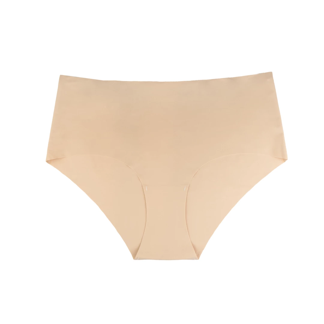 Bye Bra Invisible besiūlės kelnaitės aukštu liemeniu, 2 vnt., kūno spalvos ir juodos, XL