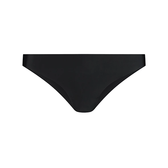 Bye Bra Invisible Brazilian besiūlės kelnaitės, 2 vnt., kūno spalvos ir juodos, S