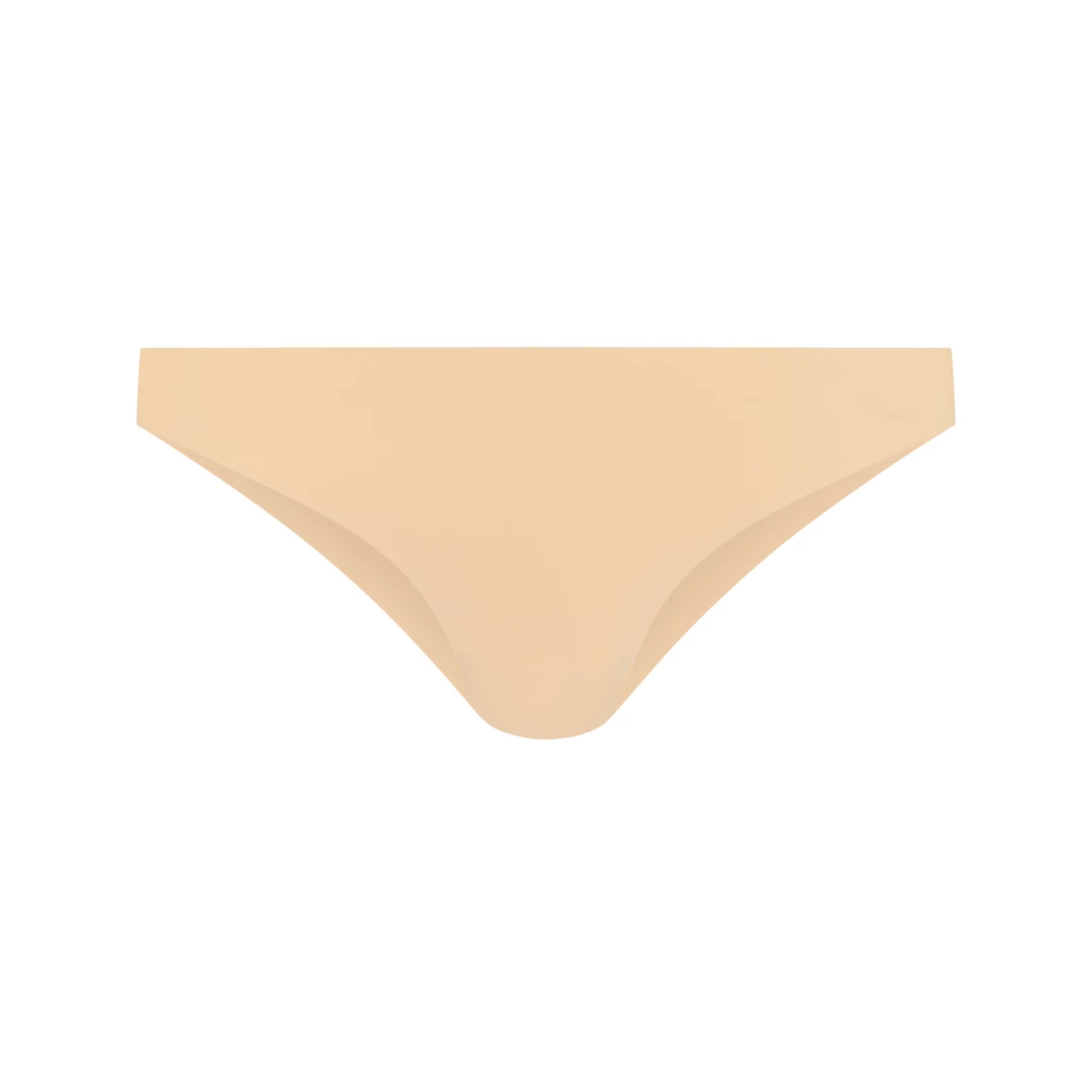 Bye Bra Invisible Brazilian besiūlės kelnaitės, 2 vnt., kūno spalvos ir juodos, XL
