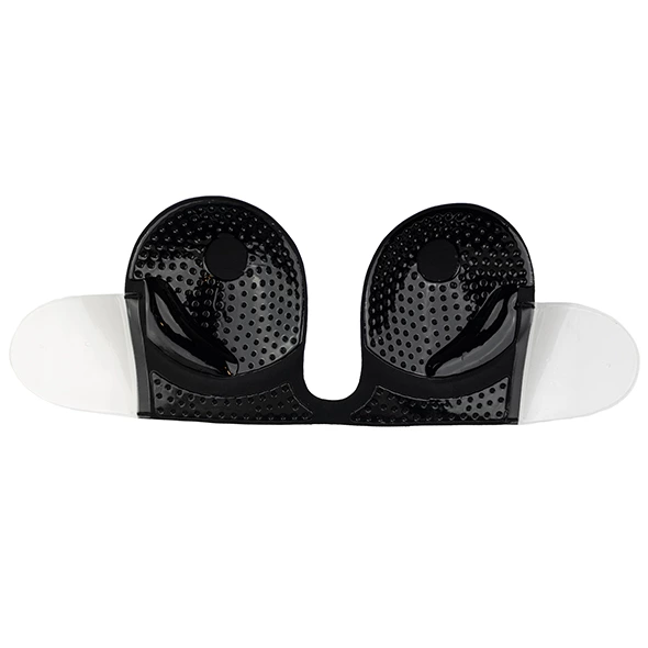 Bye Bra Seamless U-Style lipni liemenėlė be petnešėlių, juoda, C kaušelis