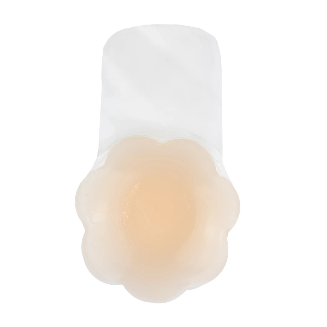 Bye Bra daugkartiniai silikoniniai krūtinę pakeliantys lipdukai, kūno spalvos, XL