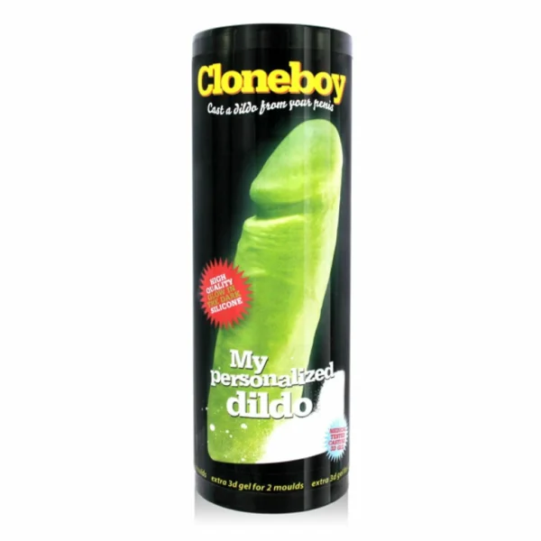 Cloneboy dildo liejimo rinkinys, šviečiantis tamsoje