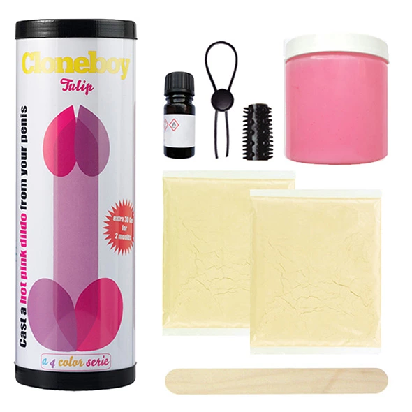 Cloneboy Tulip Hot Pink rinkinys silikoninei anatominei kopijai pasigaminti