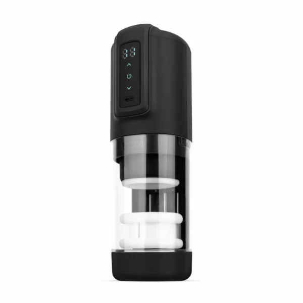 Cruizr CX10 automatinis masturbatorius su stūmimu, sukimu ir vibracija, juodas