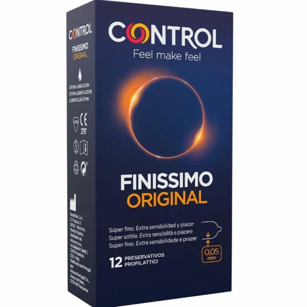 Control Finissimo ypač ploni prezervatyvai, 12 vnt.