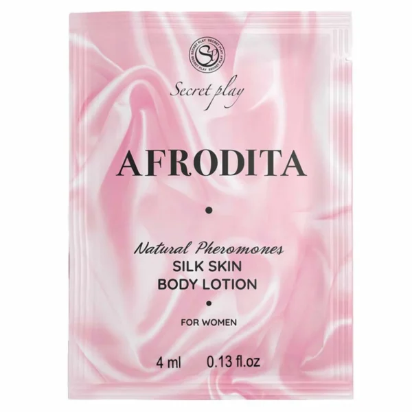 Secretplay Silk Skin kūno losjonas su triufelių ekstraktu, karamelės kvapo, 4 ml