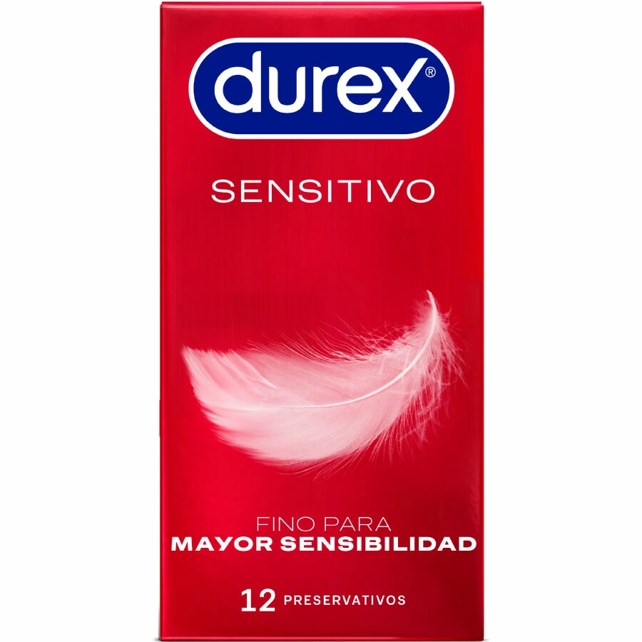 Durex Sensitive Soft ploni prezervatyvai, 56 mm, 12 vnt.