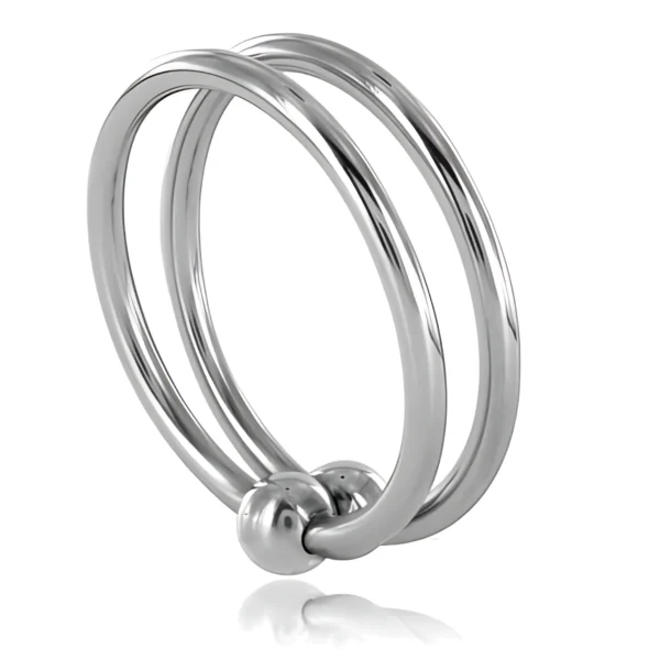 Metal Hard dvigubas plieninis varpos žiedas, 30 mm