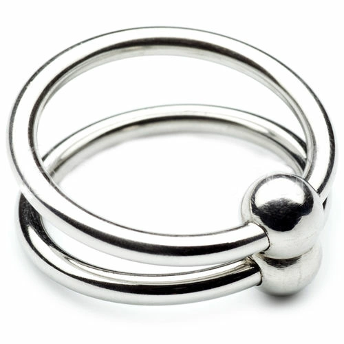 Metal Hard dvigubas plieninis varpos žiedas, 30 mm