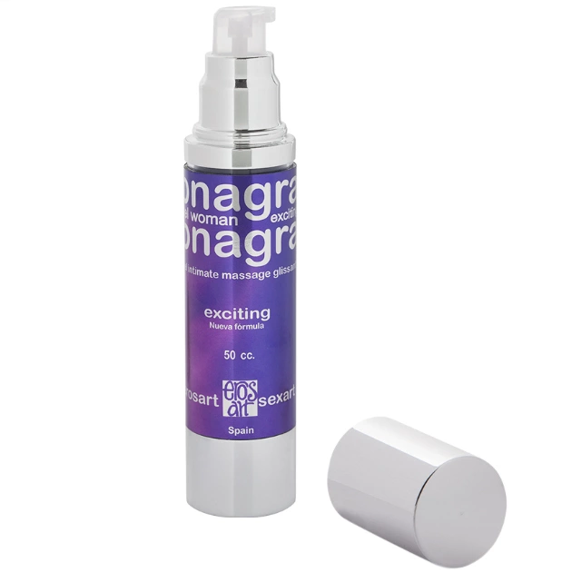 Eros intymaus masažo gelis moterims su nakvišų ekstraktu, vėsinantis ir šildantis, 50 ml