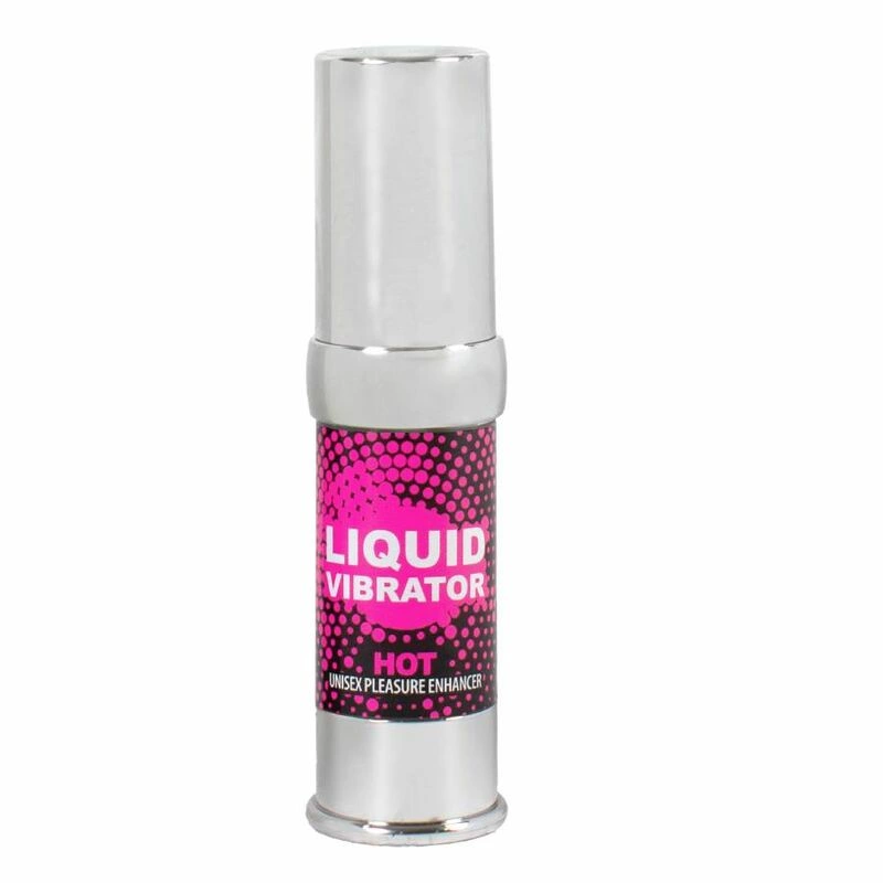 Secretplay Liquid Vibrator šildantis intymus gelis, braškės su grietinėle, 15 ml