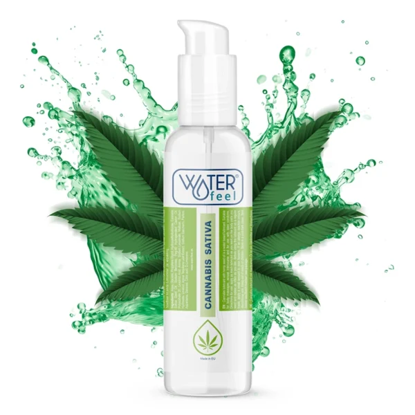 Waterfeel Cannabis Aroma lubrikantas vandens pagrindu su kanapių aliejumi, 150 ml