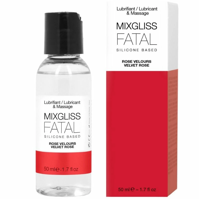 Mixgliss Fatal Roses lubrikantas silikono pagrindu ir masažo gelis, 50 ml