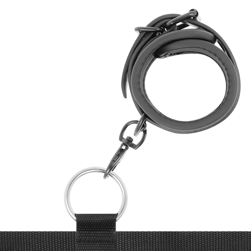 Fetish Submissive lovos surišimo rinkinys su neopreno pamušalu, juodas