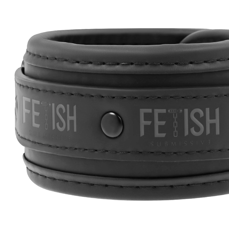 Fetish Submissive reguliuojama surišimo sistema su neopreno pamušalu, juoda