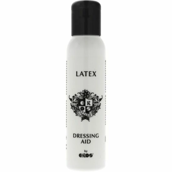 EROS Fetish Line priemonė lateksiniams drabužiams apsivilkti, 100 ml
