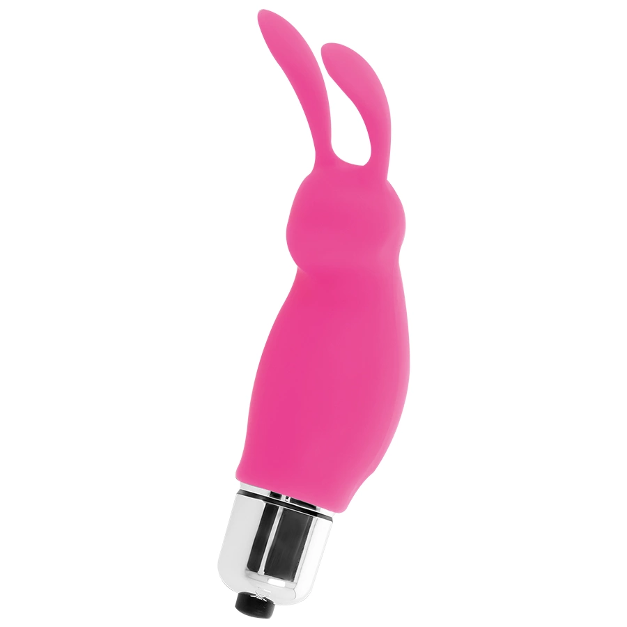Intense Roger Rabbit klitorio stimuliatorius iš silikono, 9 cm, rožinis