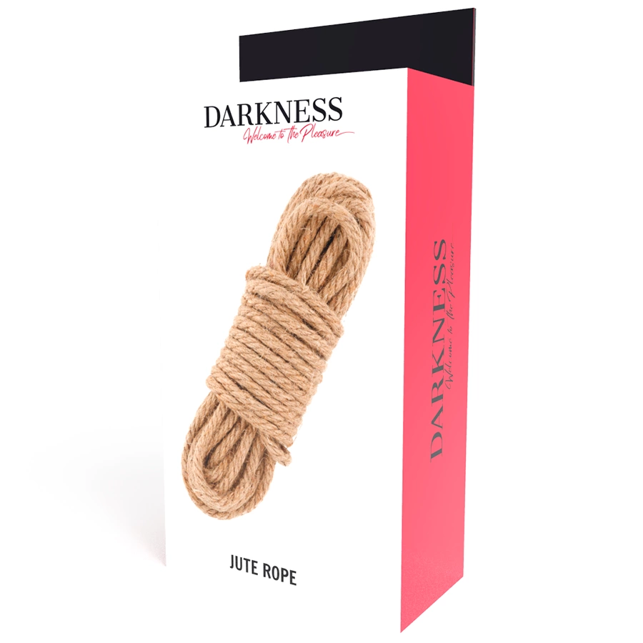 Darkness džiuto virvė surišimui, 5 m, natūrali