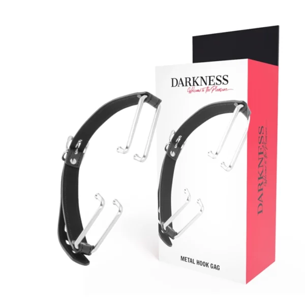 Darkness burnos kamštis su metaliniu kabliu, juodas