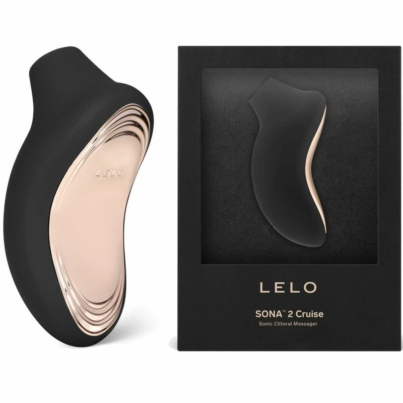 LELO Sona 2 Cruise klitorio stimuliatorius su garso bangų technologija, juodas