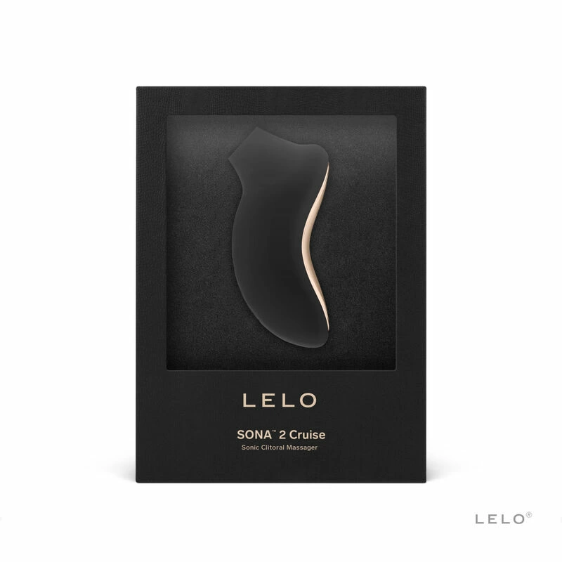 LELO Sona 2 Cruise klitorio stimuliatorius su garso bangų technologija, juodas