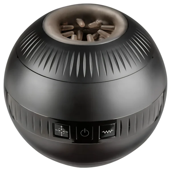 CalExotics Optimum Power Masturball vibruojantis masturbatorius su suspaudimu, 11,5 cm
