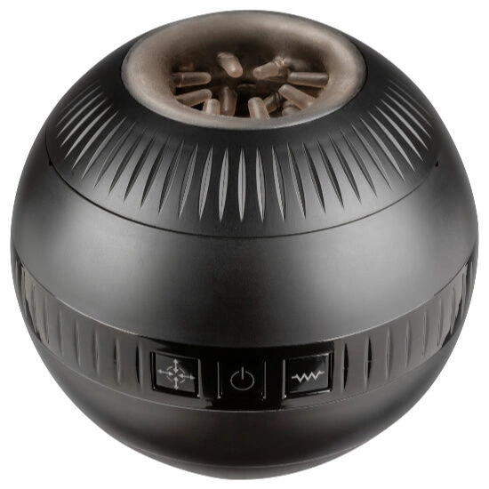 CalExotics Optimum Power Masturball vibruojantis masturbatorius su suspaudimu, 11,5 cm