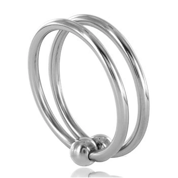 Metal Hard dvigubas plieninis varpos žiedas, 32 mm