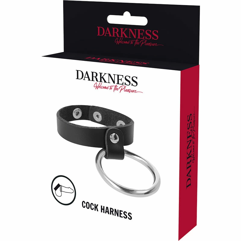 Darkness metalinis varpos žiedas, juodas ir sidabrinis