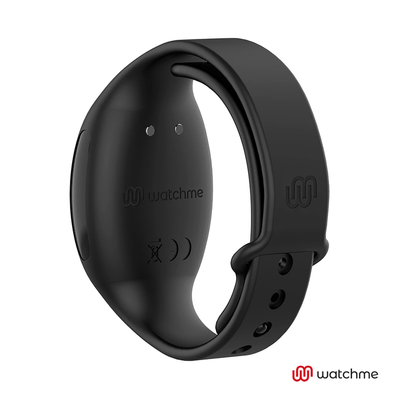 Wearwatch WatchMe Dual Technology vibratorius poroms, fuksijos ir juodas